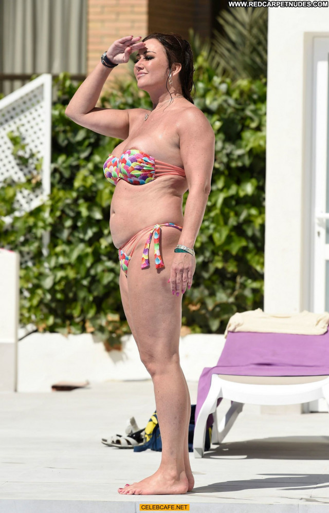 Lisa Appleton Paparazzi Shots Pool Babe Posing Hot Boobs Big Tits
