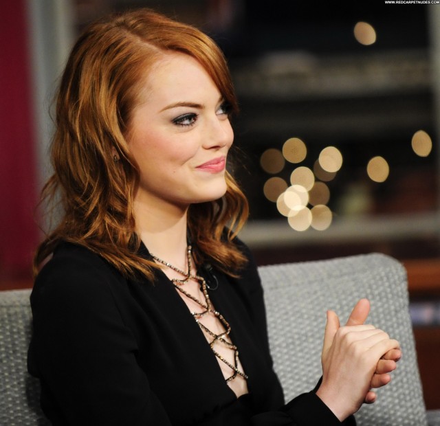 Emma Stone Late Show With David Letterman High Resolution