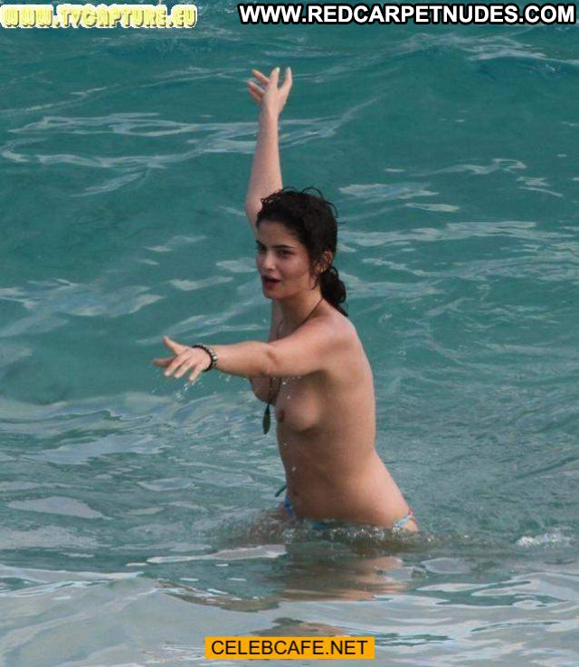 Shermine Shahrivar No Source Posing Hot Topless Celebrity Beach