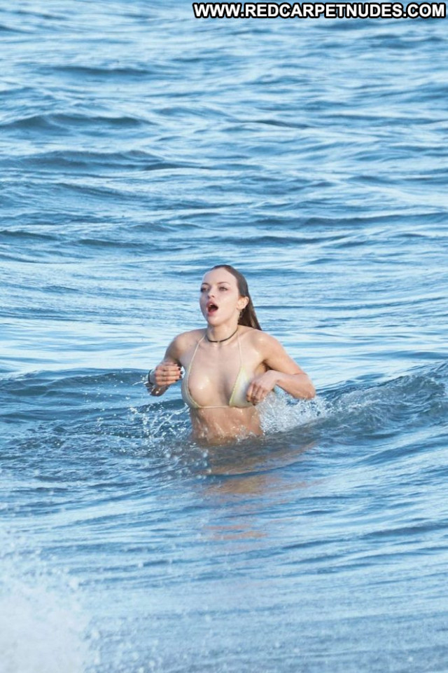 Francesca Eastwood The Beach In Malibu Babe Paparazzi Posing Hot