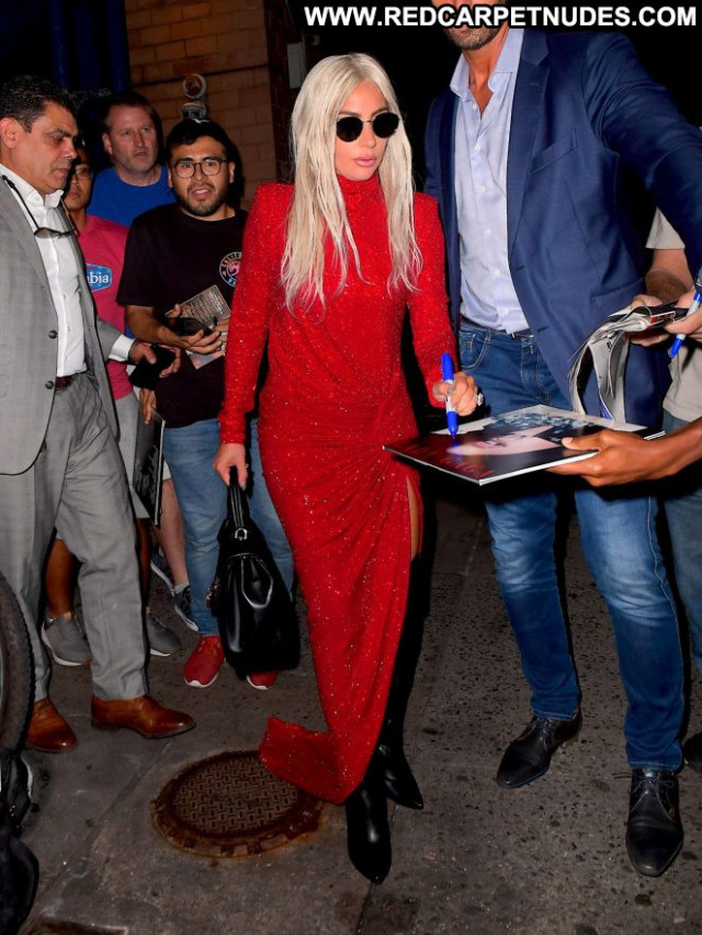 Lady Gaga New York Babe Beautiful Celebrity New York Posing Hot Gag