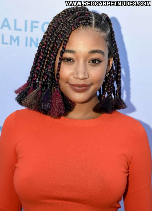 Amandla Stenberg No Source Paparazzi Celebrity Hat Babe Posing Hot