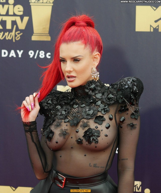 Justina Valentine No Source Awards Babe Braless Celebrity Movie