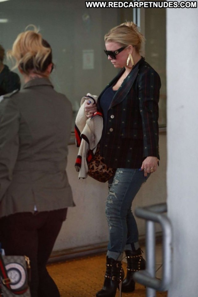 Jessica Simpson Beverly Hills Paparazzi Babe Posing Hot Celebrity