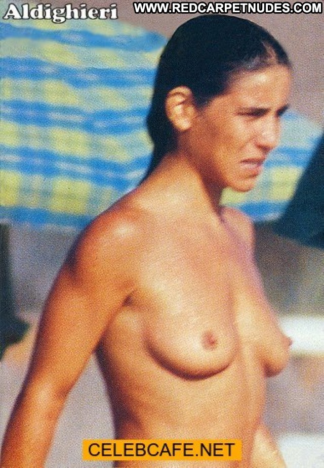 Paola Turci No Source Posing Hot Paparazzi Topless Babe Toples