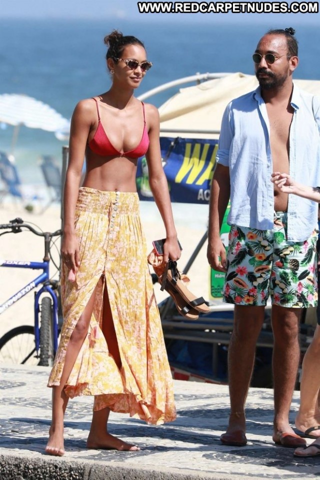 Lais Ribeiro The Beach Beach Babe Bikini Celebrity Posing Hot