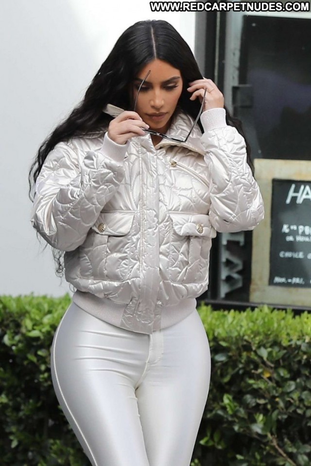 Kim Kardashian No Source Paparazzi Posing Hot Celebrity Babe Shopping