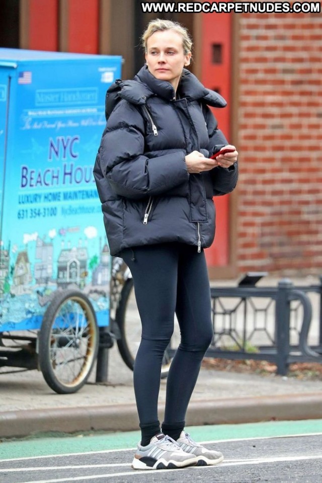 Diane Kruger New York  Celebrity Beautiful Paparazzi New York Babe