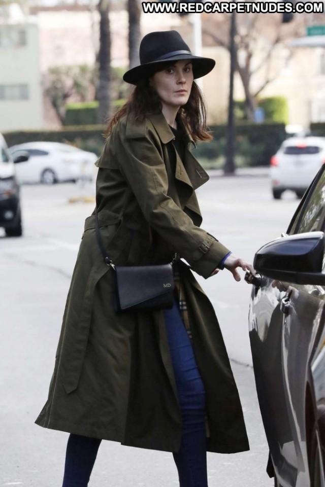 Michelle Dockery Beverly Hills Paparazzi Babe Posing Hot Beautiful