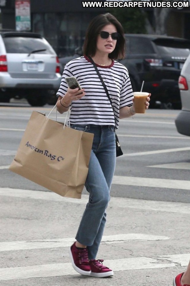 Lucy Hale Los Angeles Celebrity Babe Angel Shopping Posing Hot