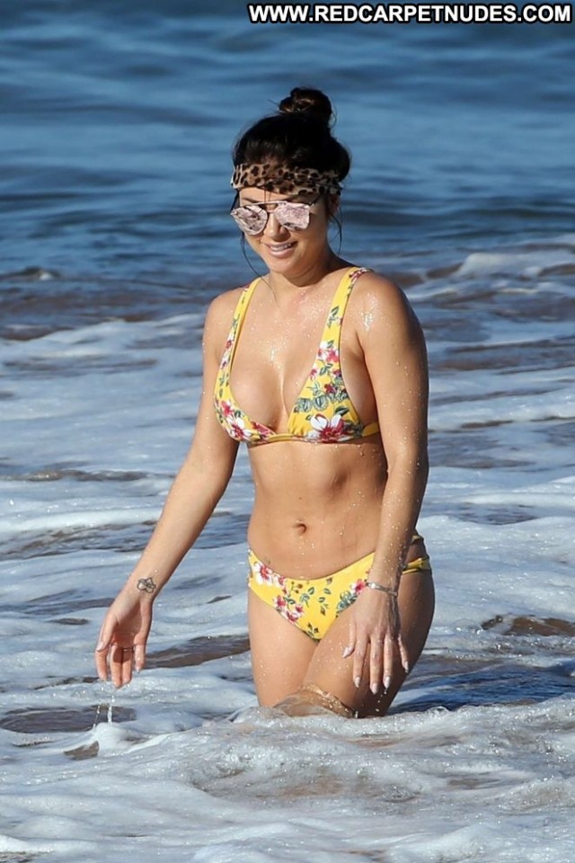 Celeste The Beach  Celebrity Bikini Posing Hot Hawaii Paparazzi Beach