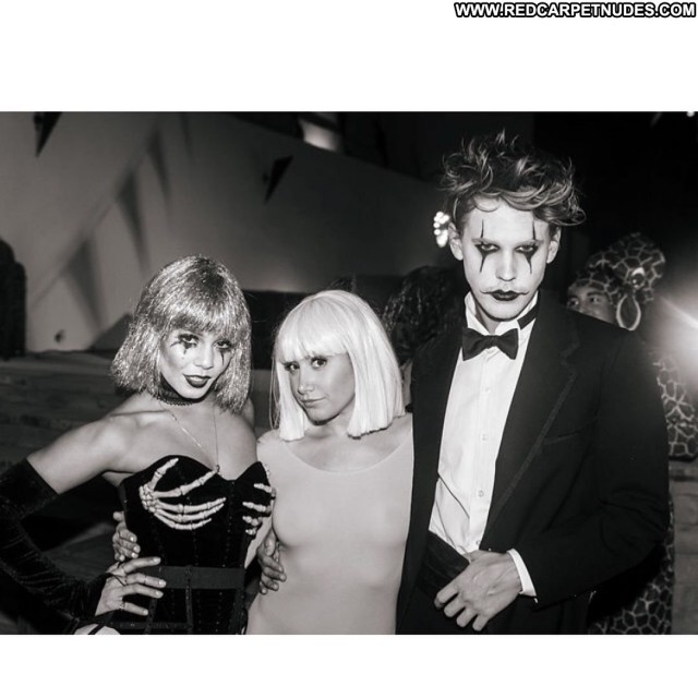Ashley Tisdale Halloween Party American Sexy Beautiful Celebrity