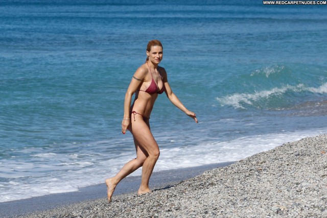 Michelle Hunziker The Beach Italy Celebrity Italian Sex Model Babe