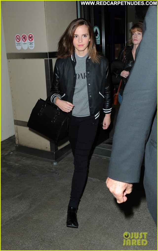 Emma Watson Lax Airport High Resolution Celebrity Babe Beautiful