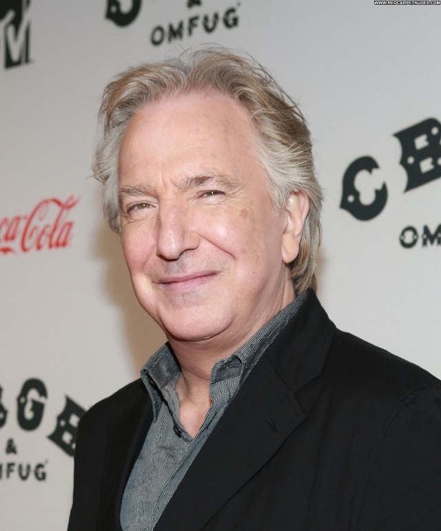 Alan Rickman New York Posing Hot Babe Beautiful New York Celebrity