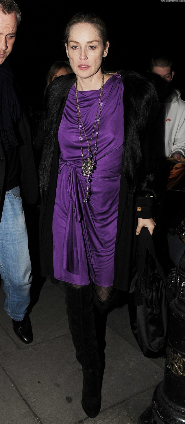 Sharon Stone No Source London Hotel Posing Hot Babe Celebrity High