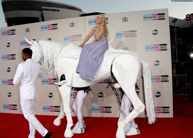 Lady Gaga American Music Awards Celebrity Posing Hot Babe American