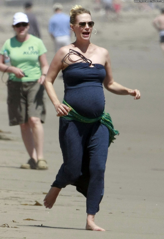 January Jones The Beach In Malibu  Beach Posing Hot Celebrity Malibu