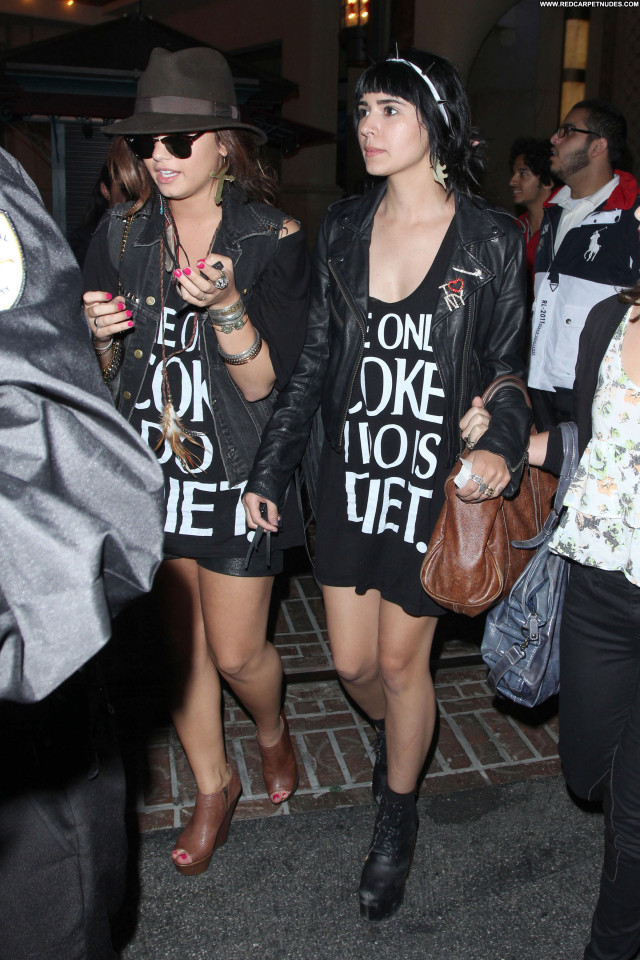 Demi Lovato Los Angeles Celebrity Los Angeles High Resolution Posing