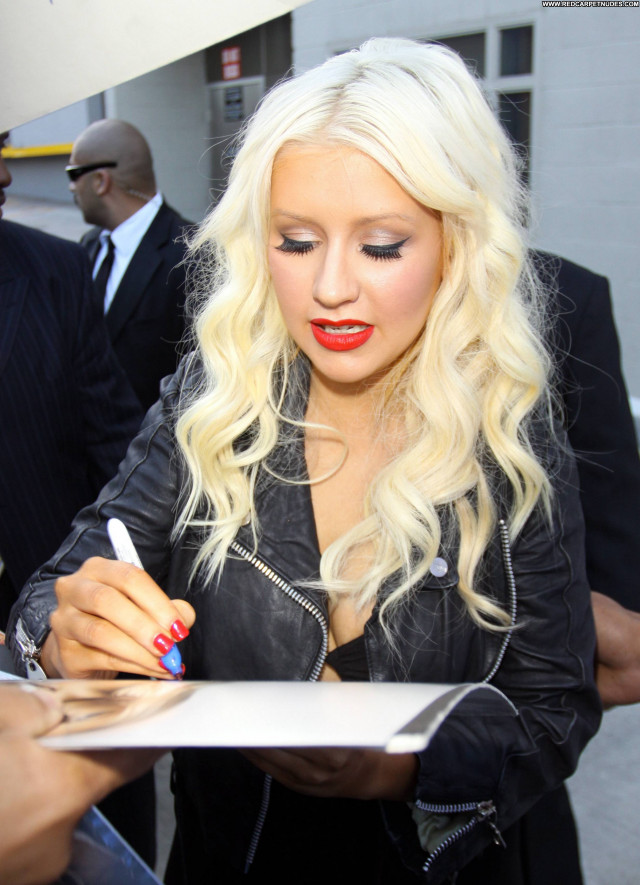 Christina Aguilera Jimmy Kimmel Live  Celebrity Babe High Resolution