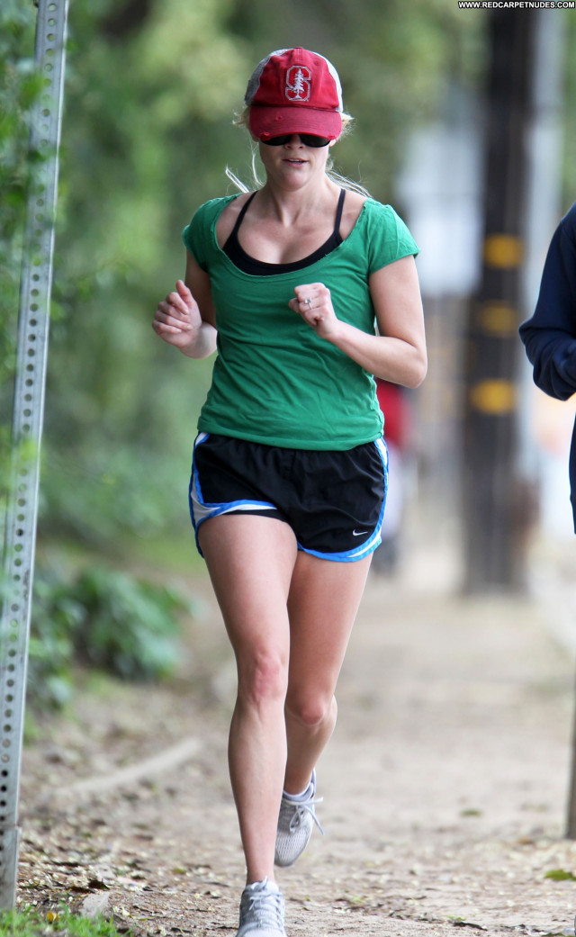 Reese Witherspoon Los Angeles Jogging Babe High Resolution Beautiful