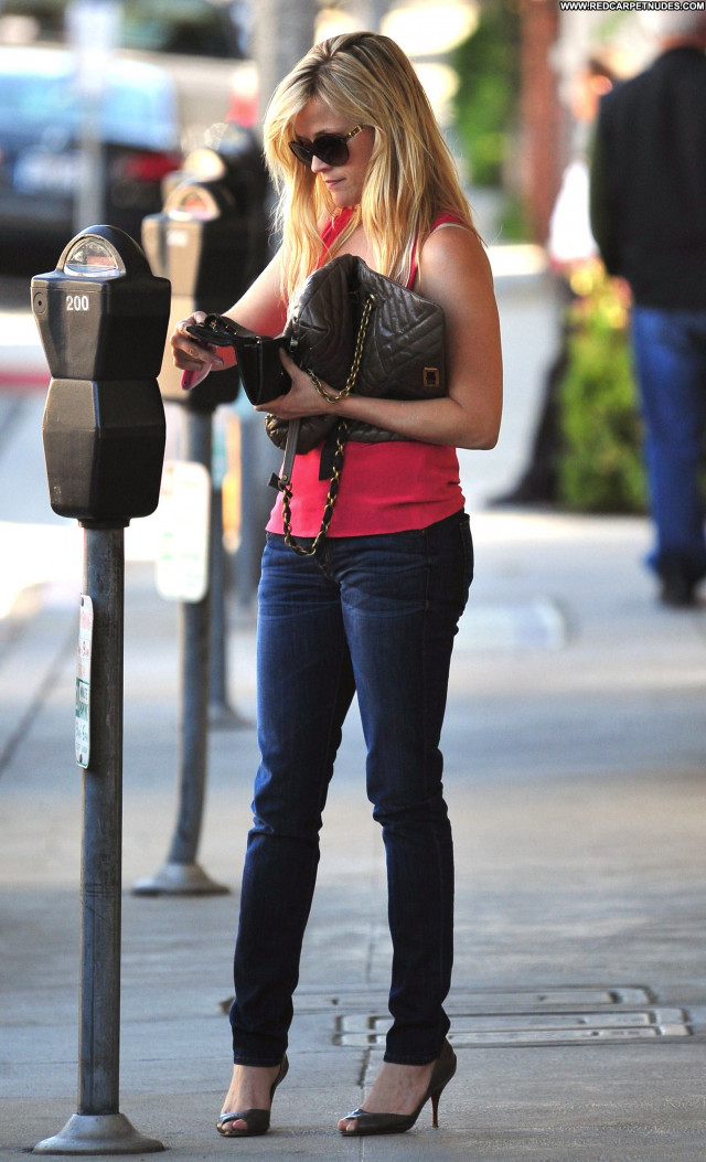 Reese Witherspoon Beverly Hills High Resolution Shopping Celebrity