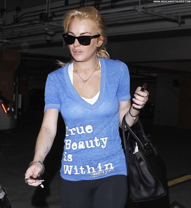 Lindsay Lohan West Hollywood  Gym Babe Hollywood Beautiful Celebrity