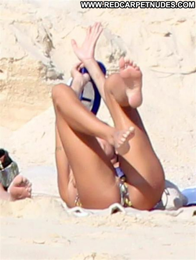 Elisabetta Canalis No Source Bikini Babe Posing Hot Swimsuit Mexico