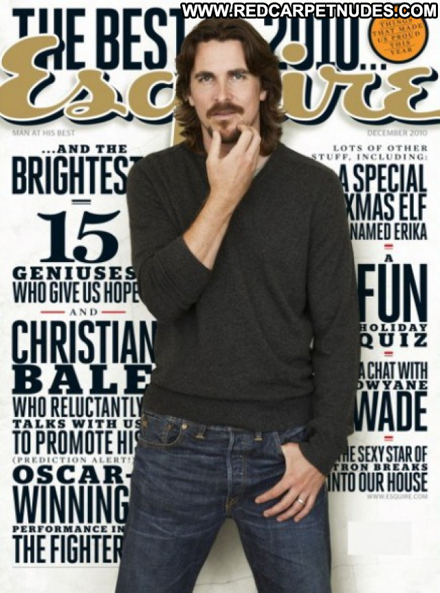 Christian Bale Esquire Magazine Celebrity Uk Beautiful Posing Hot