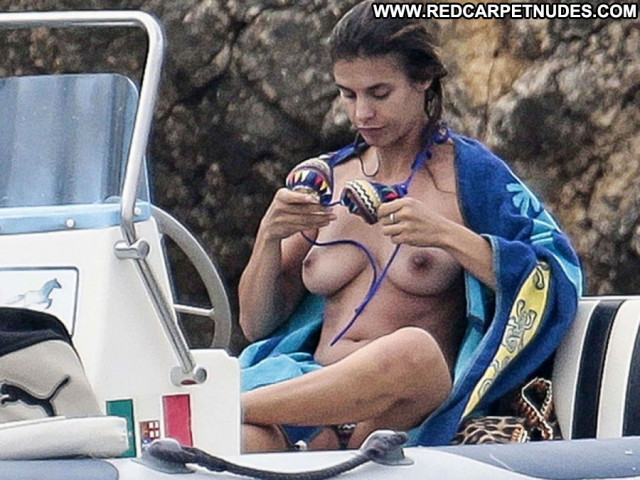 Elisabetta Canalis Boat Beautiful Celebrity Posing Hot Babe Female